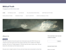 Tablet Screenshot of biblicaltruth.net